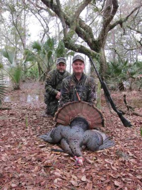 Brian Threlkeld Osceola Gobbler with Larry Stephens - Bull Creek Outfitters